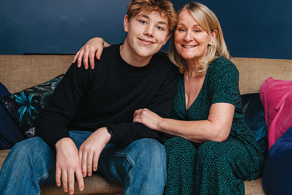 Rachel Lovett and her son Harry