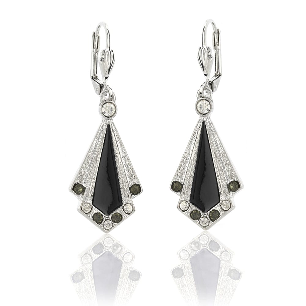 Art Deco Stud Earrings and Necklace Gift Set - £10 Gift Box is FREE