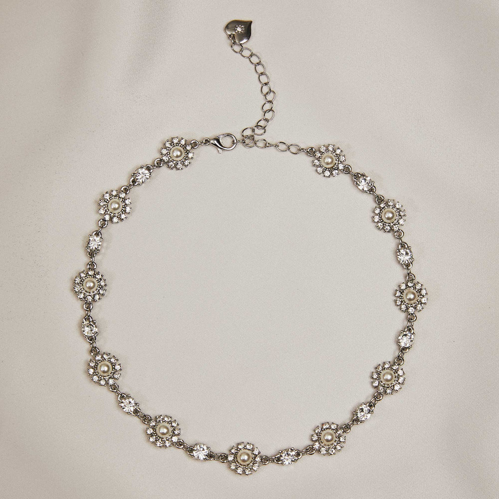 Grace Pearl and Crystal Necklace