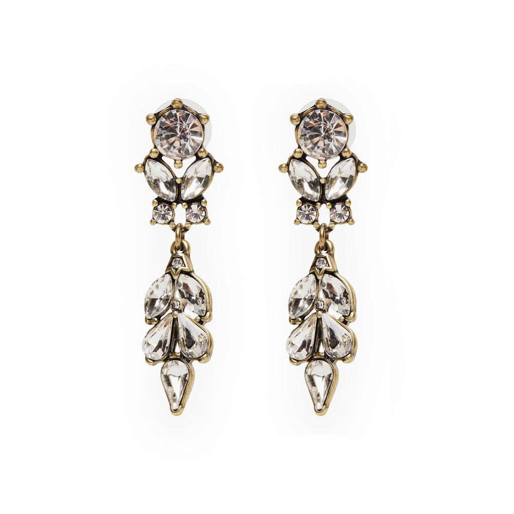 Jewellery Gift Set: Antique Crystal Earrings, Necklace & Bracelet Set- £12 Gift Box Free