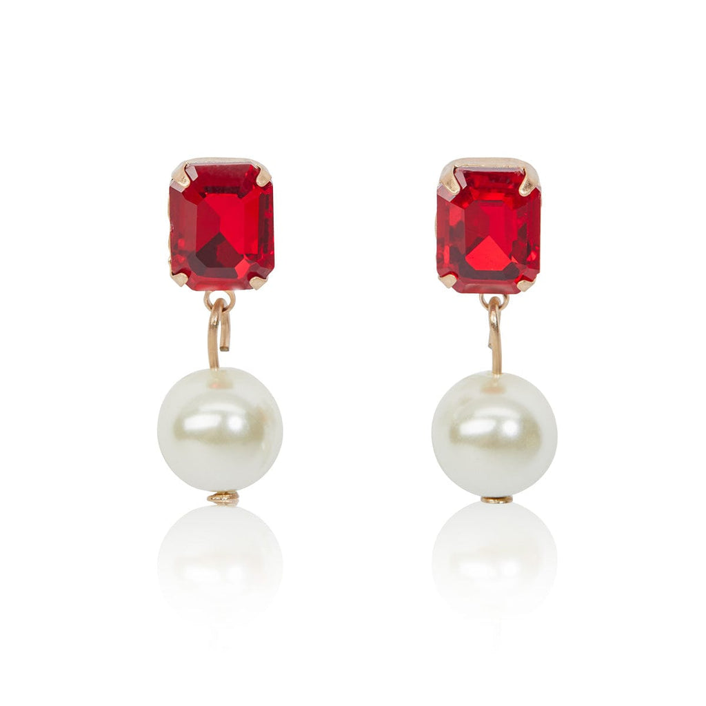 Regal Pearl Stone earrings
