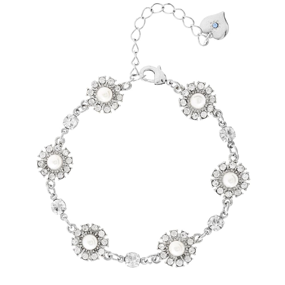 Grace Pearl and Crystal Bracelet