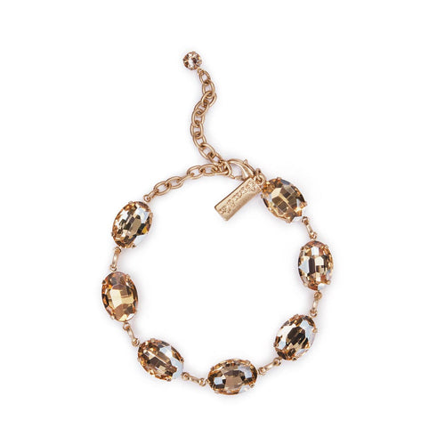Gold-Oval-Stione-Crystal-Bracelet