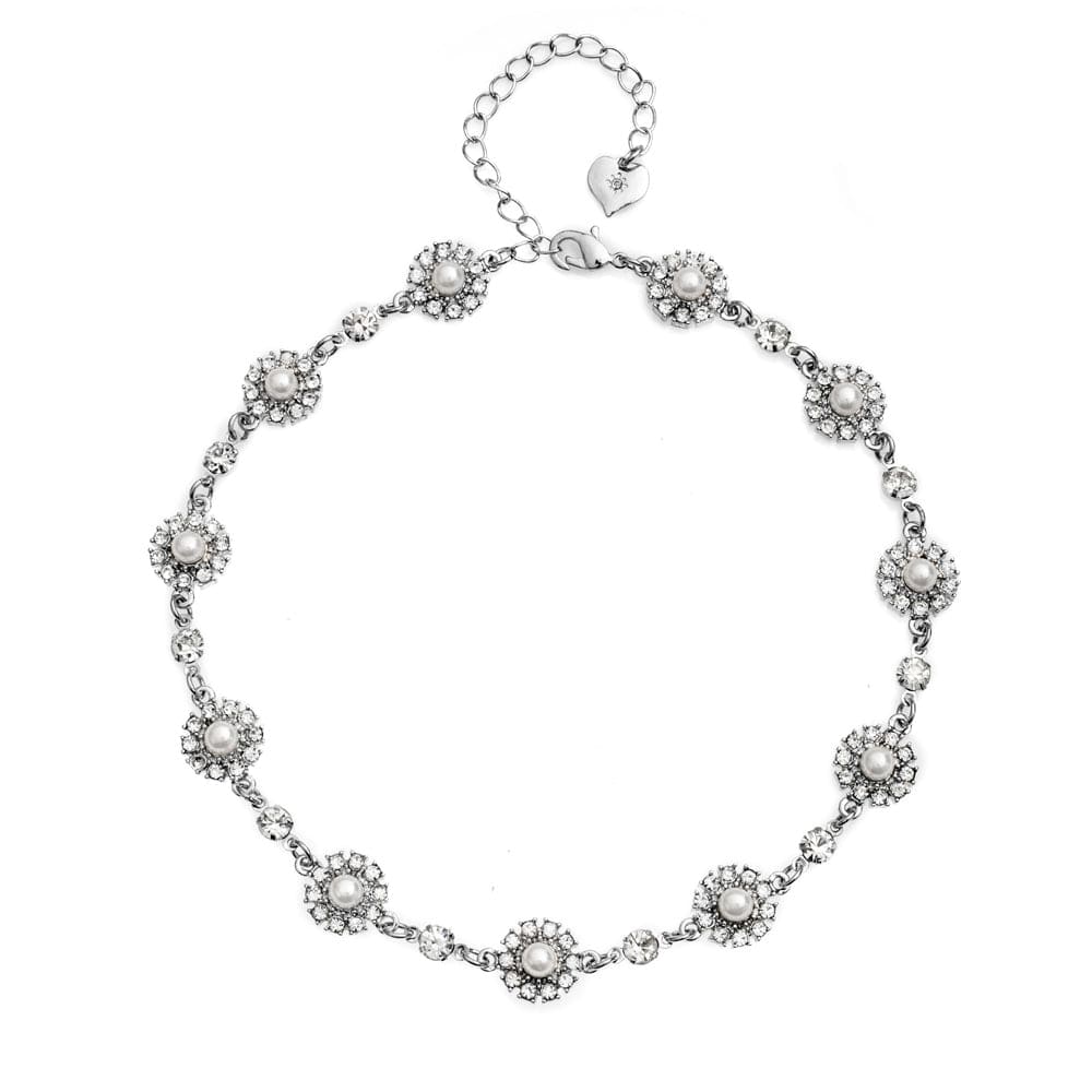 Grace Pearl and Crystal Necklace